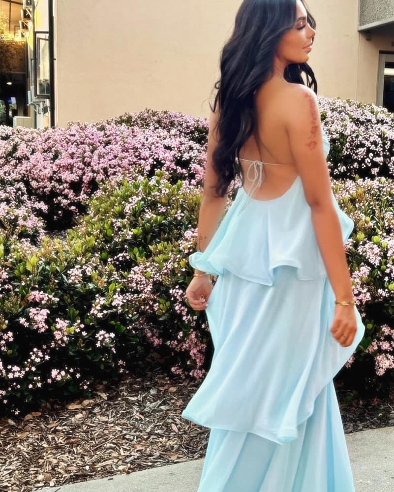 Thats So Fetch Baby Blue Layered Dress - Image 4