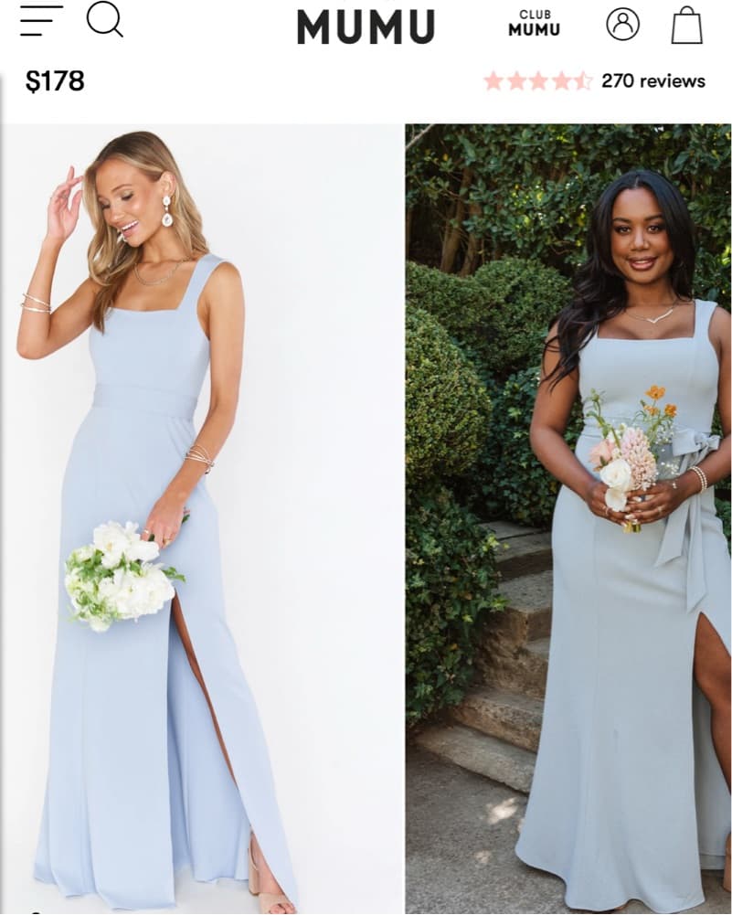 Show Me Your Mumu Blue Paris Dress - Image 2