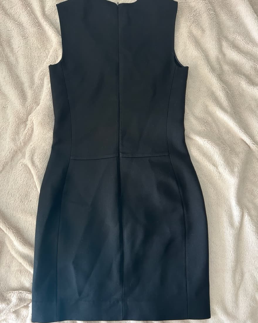 Calvin Klein Dress with Leather Detail - Image 2