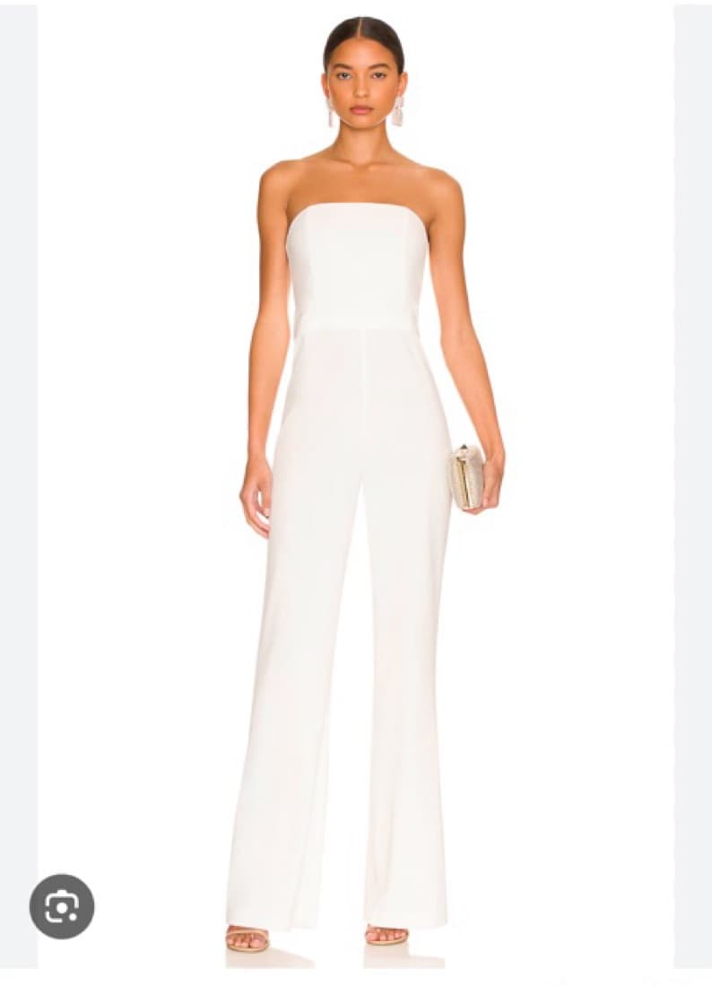 Alice + Olivia White Jumpsuit - Image 5