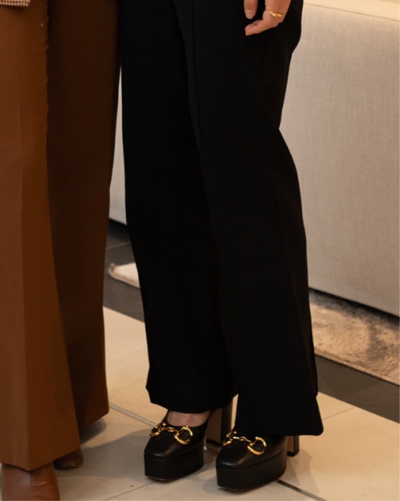 Gucci Platform Horsebit Black Heels - Image 6