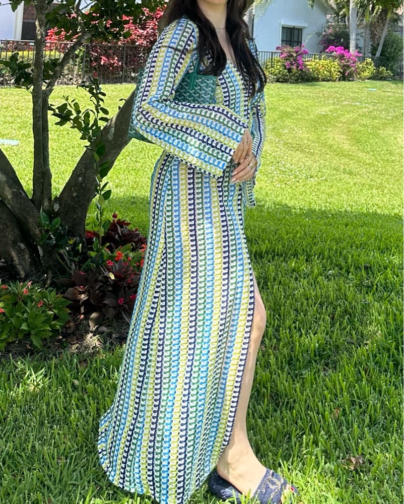 Vibrant Printed Maxi Dress - Image 2