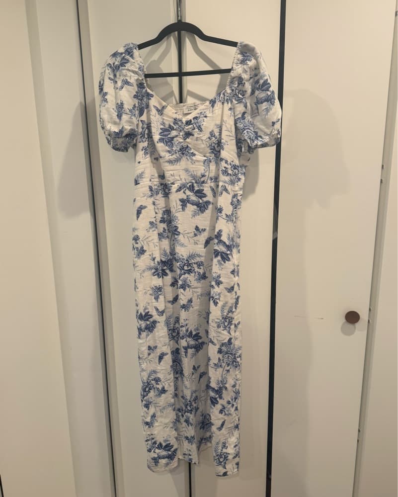 & Other Stories Linen Midi Dress - Image 2