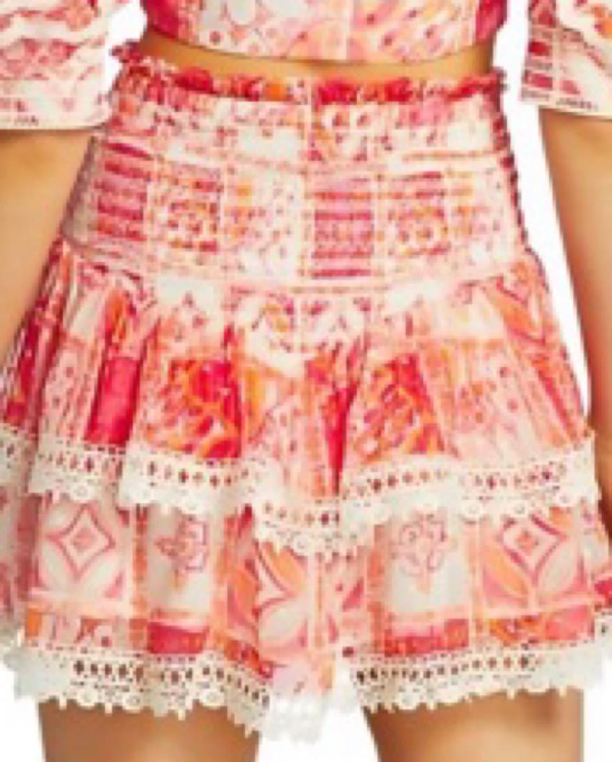 Hemant & Nandita Costal Ruffle Skirt - Image 3