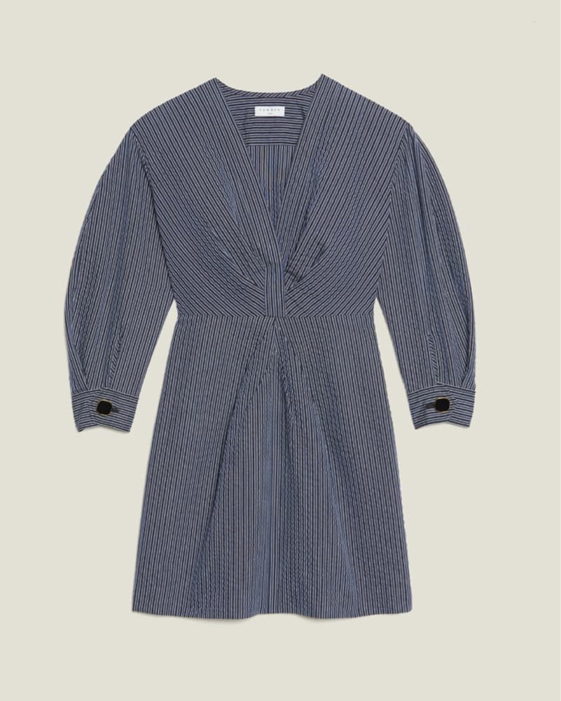 Sandro Striped Mini Dress - Image 3