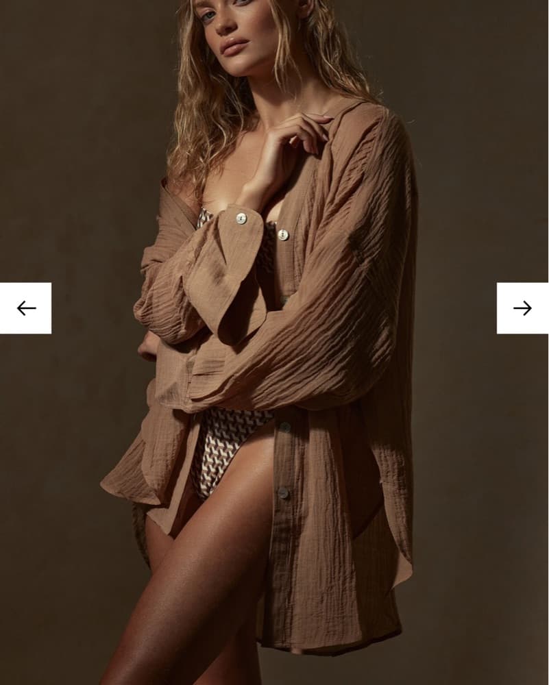Monday Swimwear BARCELONA TUNIC - HUSK - Image 5