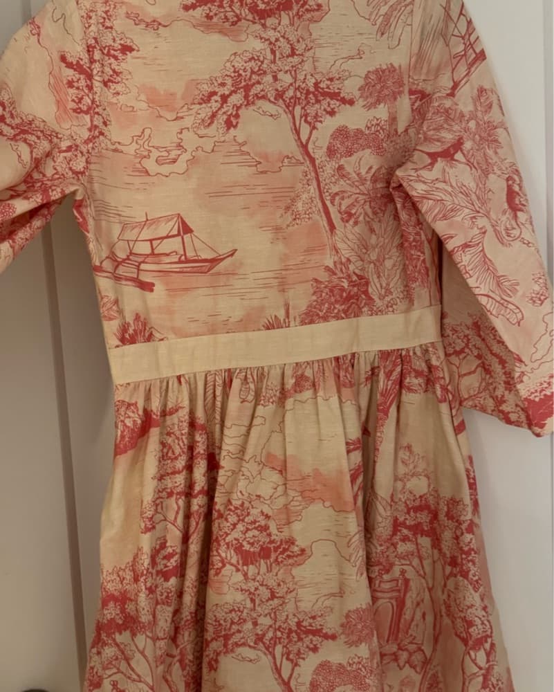 Carmen Toile Print Dress - Image 5