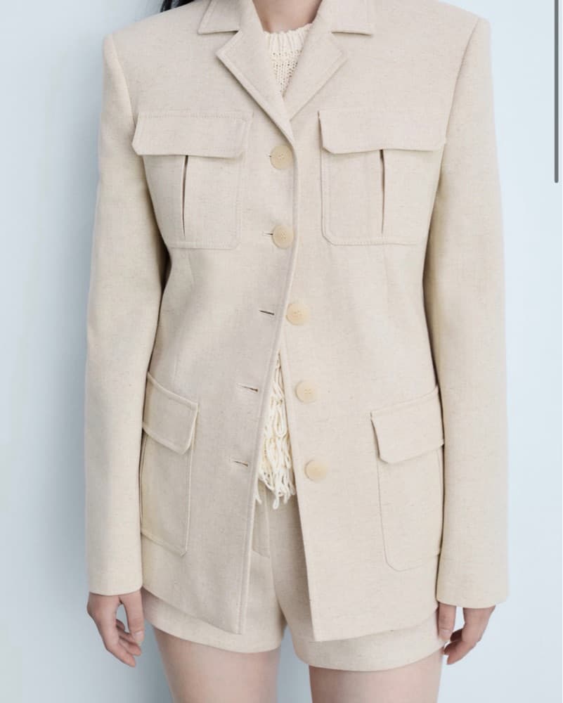 Mango Jacket and shorts Set  - Image 2