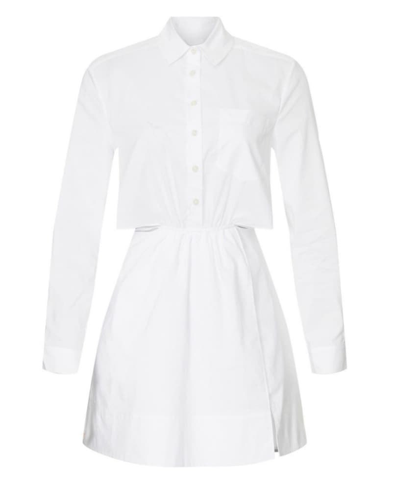 Jonathan Simkhai Chic White Shirt Dress - Image 2