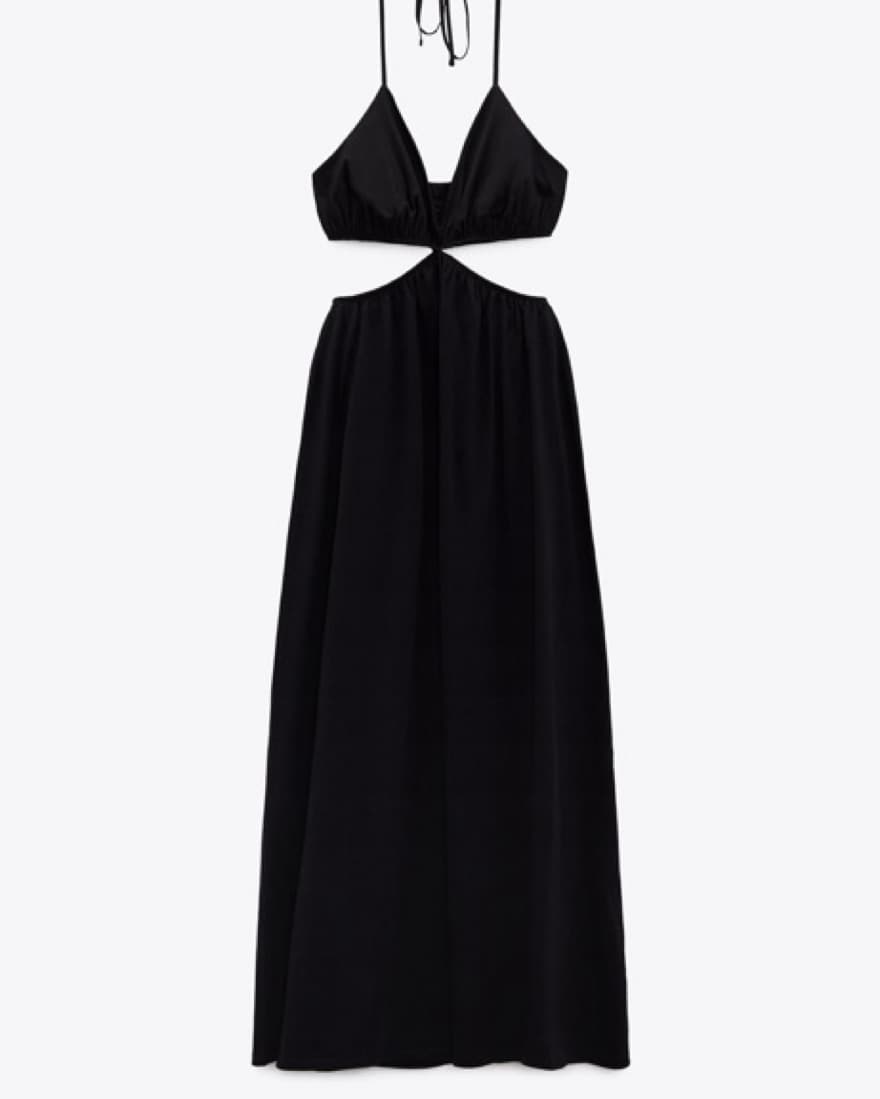 Zara black cut out dress - Image 2