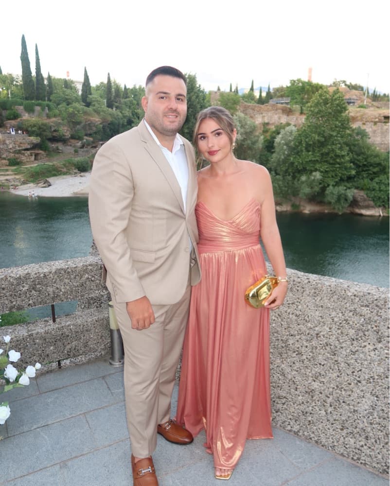 Waldorf Dress In Apricot  - Image 3