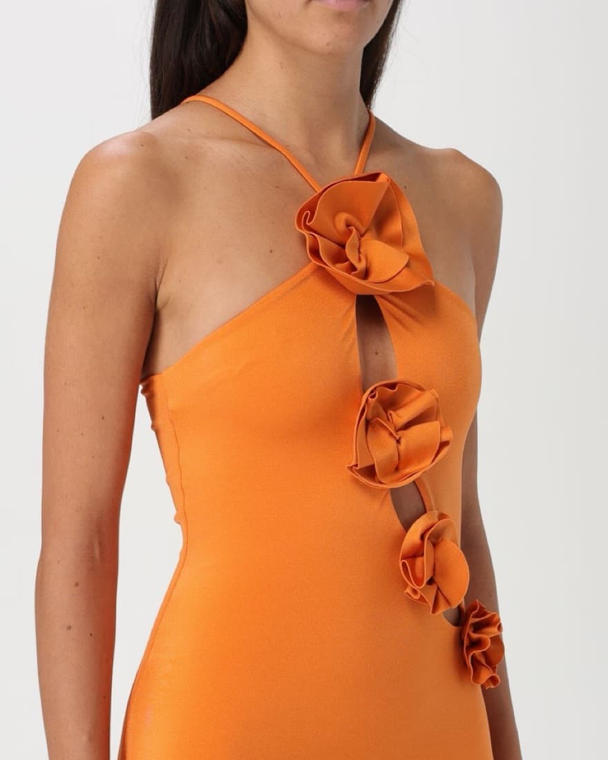 Maygel Coronel Orange Dress - Image 4