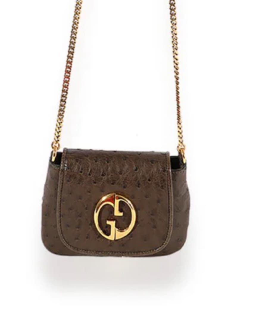 Vintage Gucci 1973 Ostrich Bag - Image 1