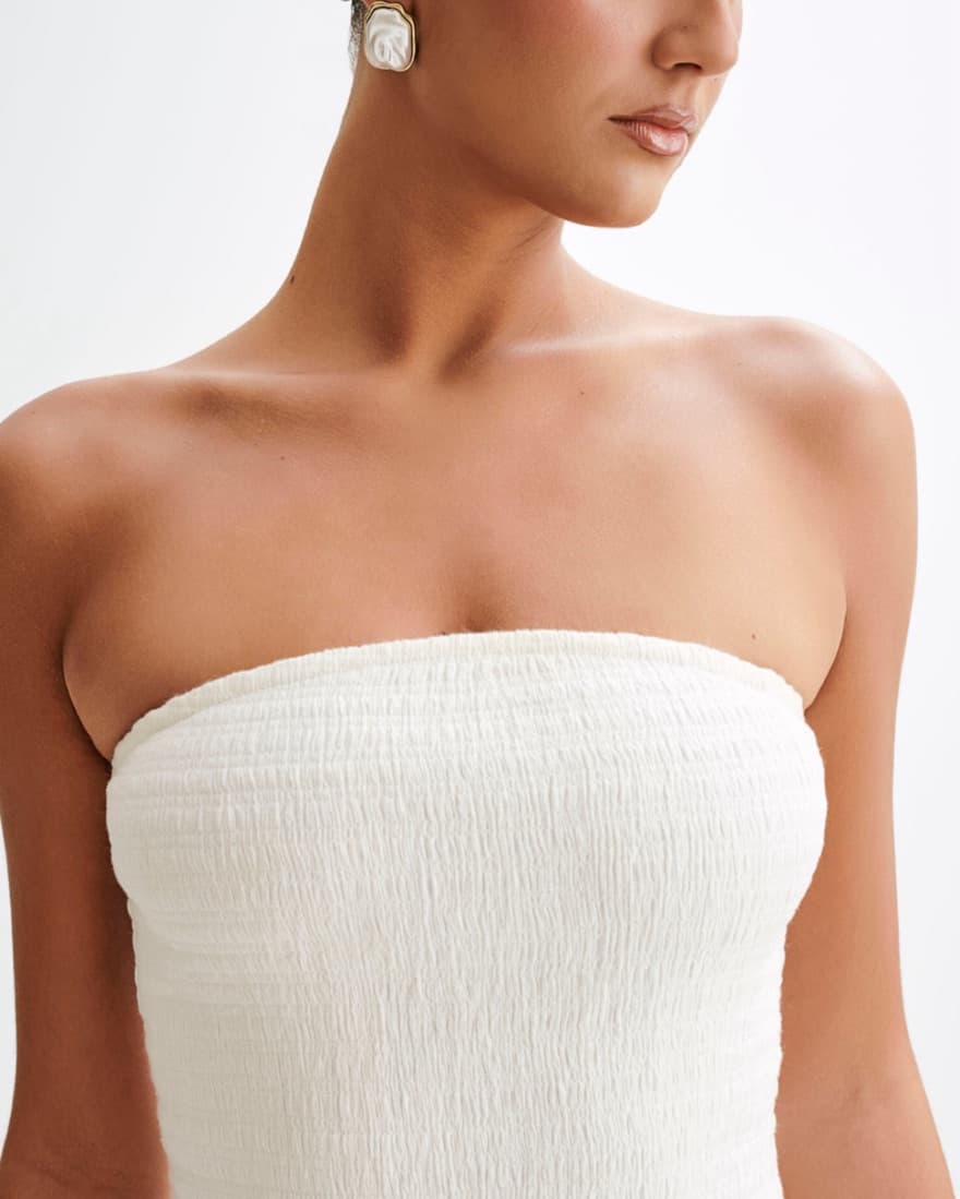 Meshki White Maxi Dress - Image 2