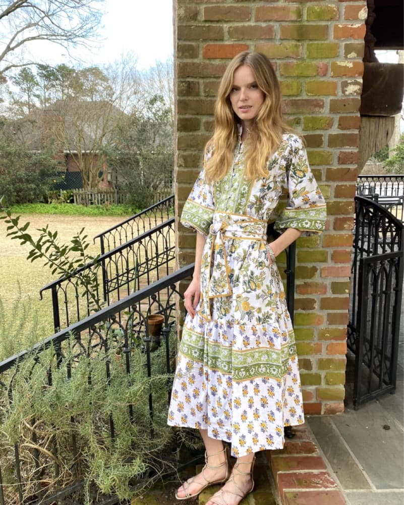 Sue Sartor Paloma Flounce Dress - Image 1