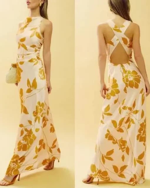 Reformation Anaiis Silk Maxi Dress  - Image 1