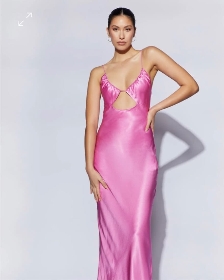 Meshki Pink Slip Dress - Image 2