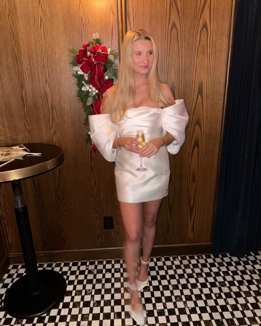 Solace London Elina Mini Dress in Cream - Image 2