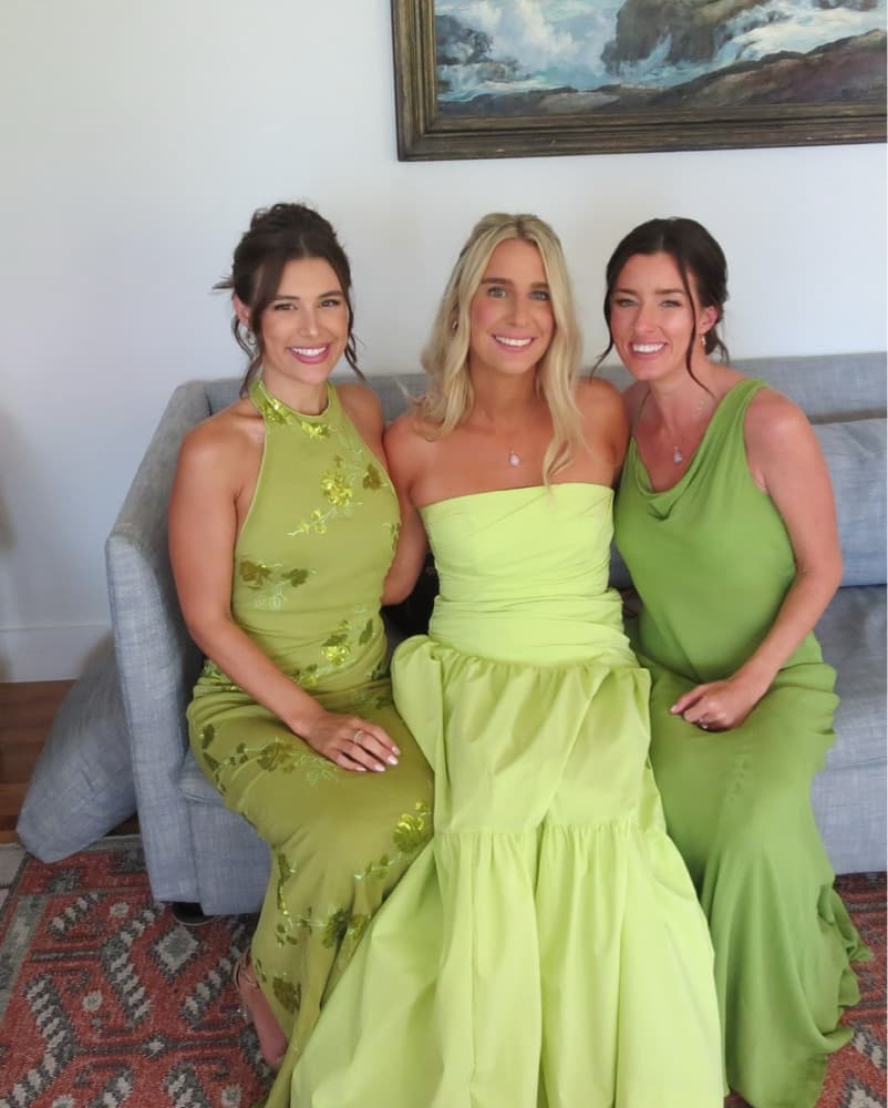 Shona Joy Strapless Maxi Dress In Lime - Image 1
