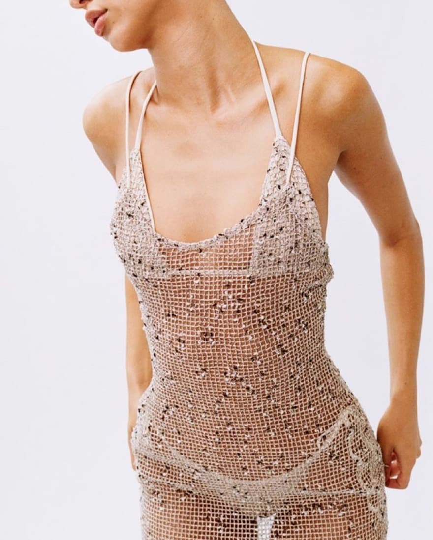 With Jéan Holly Dress (Cream)(M) - Image 2