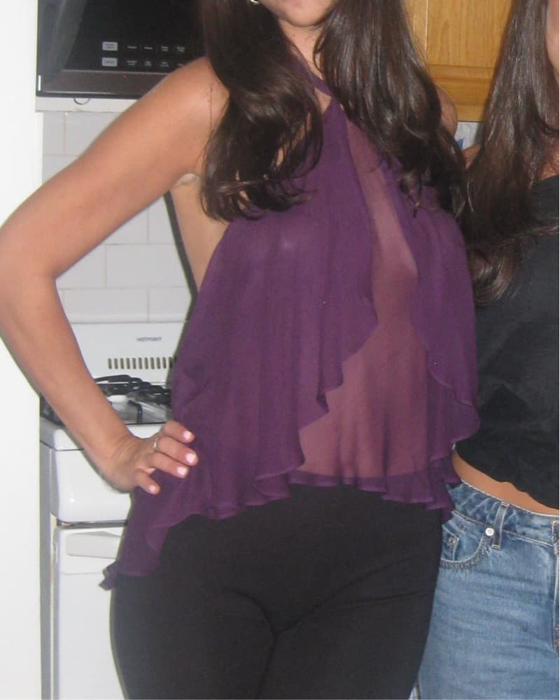 Plum Dana Foley Flutter Top - Image 2