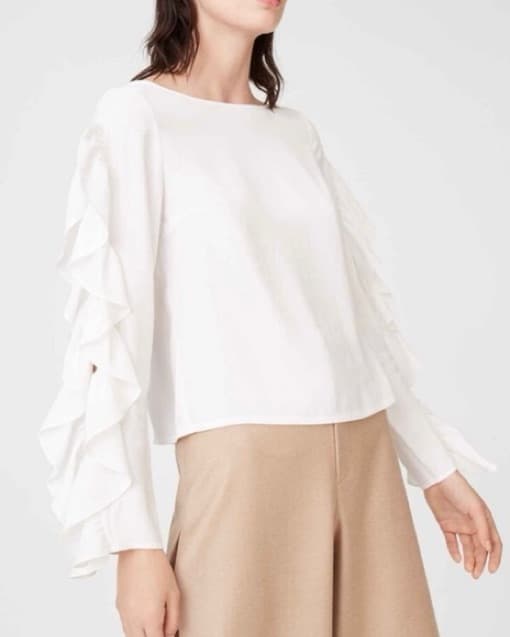 Club Monaco Ruffled Sleeves - Image 1