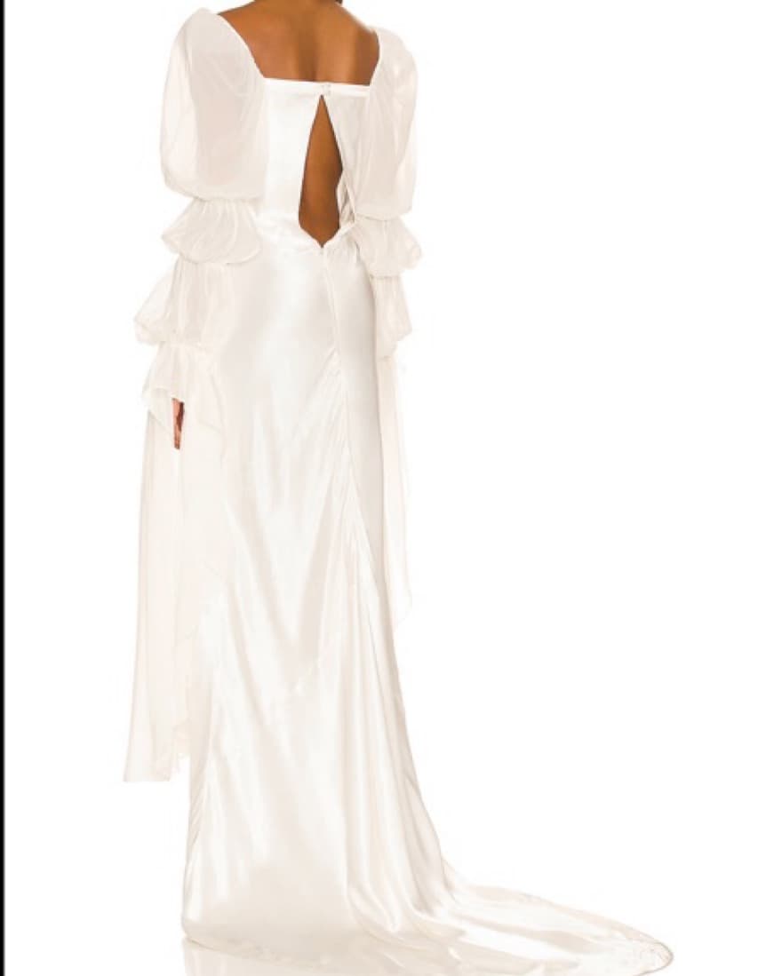 For Love And Lemons Willow Gown In White - Image 3