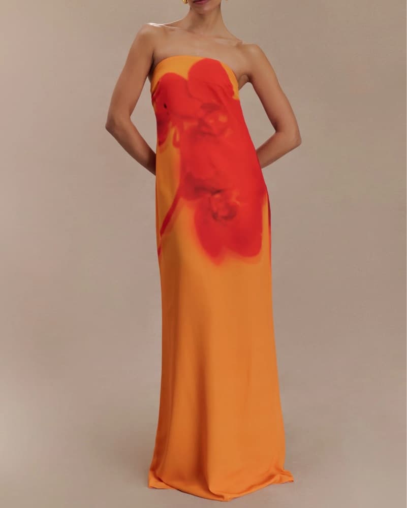Meshki Strapless Maxi Dress - Image 1