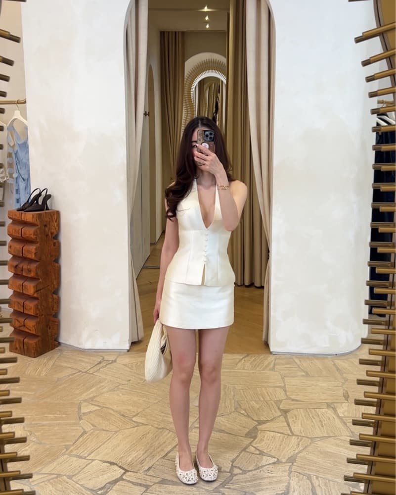Huong Boutique Halter Top + Mini Skirt - Image 4