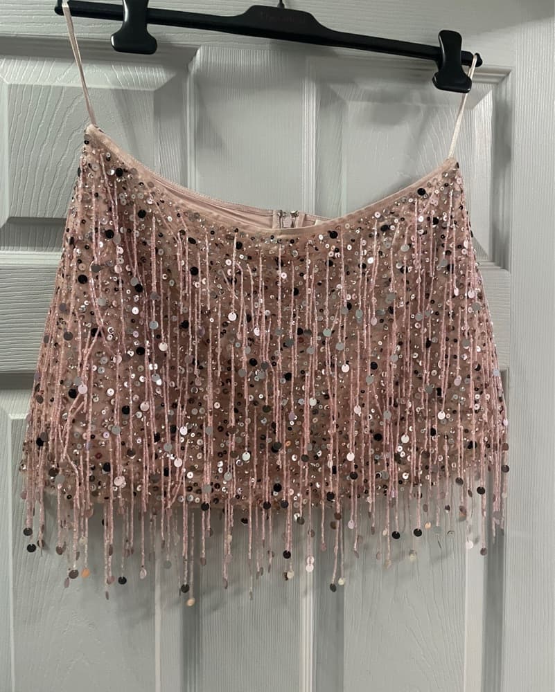Asta Resort Yasmin Skirt In Blush - Image 3