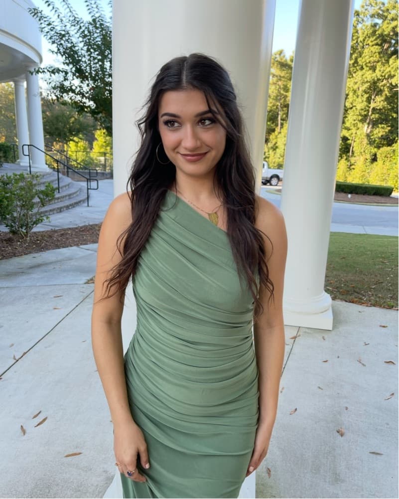 REVOLVE Norma Kamali Green Maxi Dress - Image 5