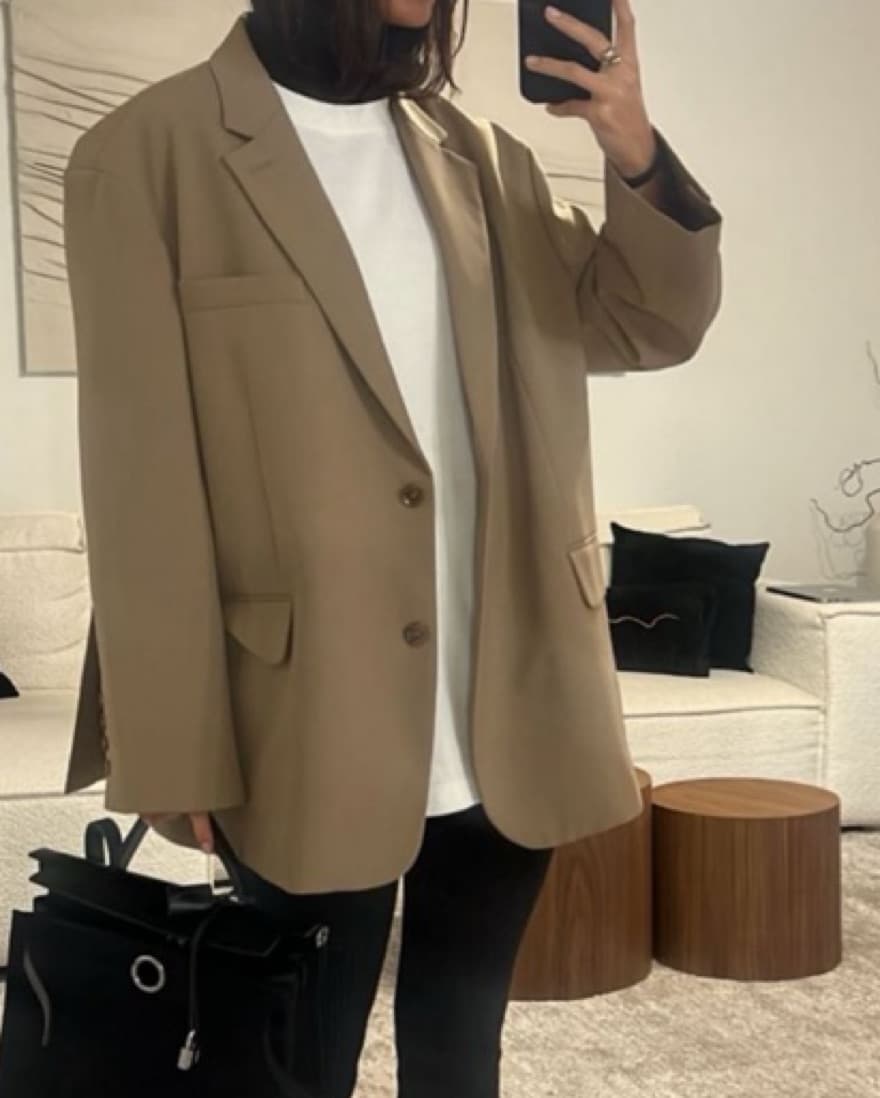 Frankie Shop Bea Blazer Sand - Image 2