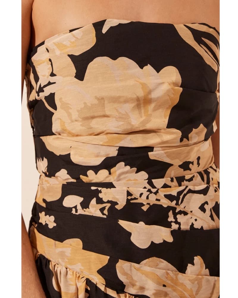 Shona Joy Xenia Strapless Tiered Maxi - Image 2