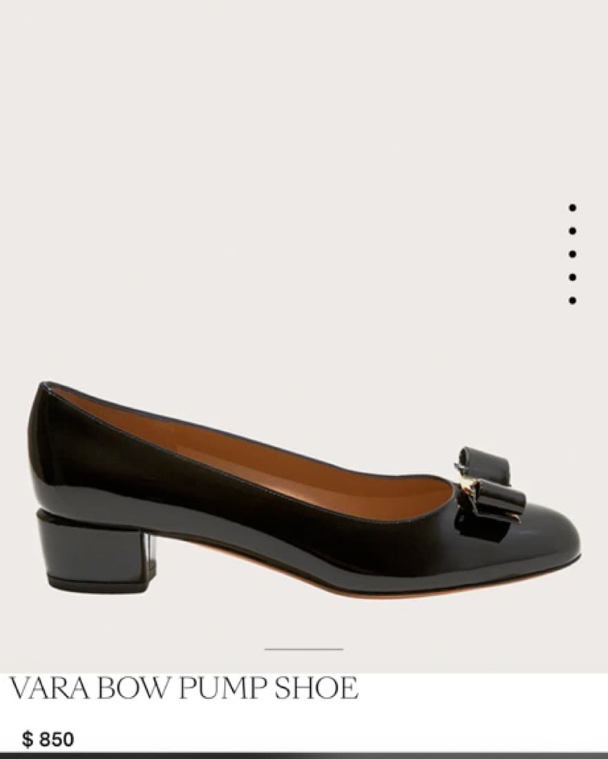 Ferragamo Bow Pump Shoe - Image 1