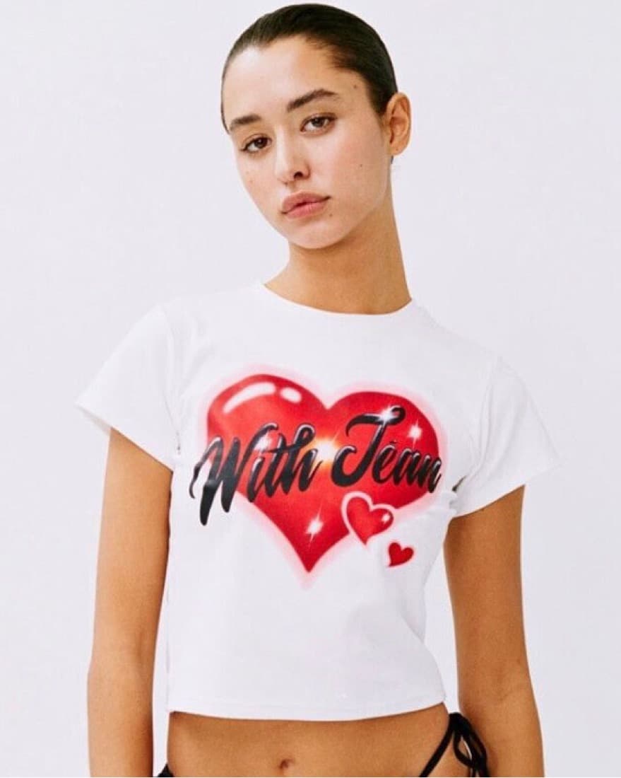 With Jean Baby Tee  - Image 1