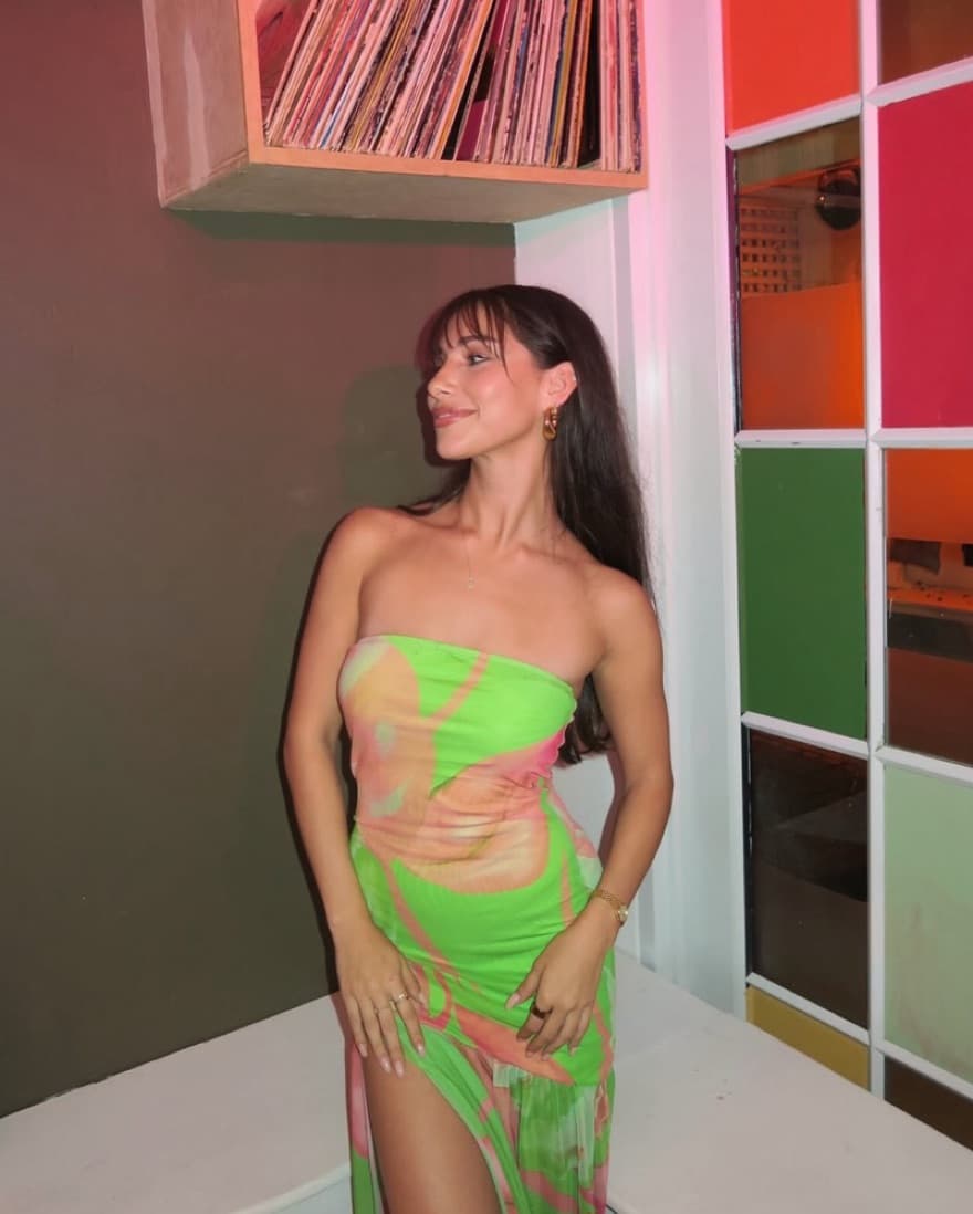 Neon Print Dress - Image 2