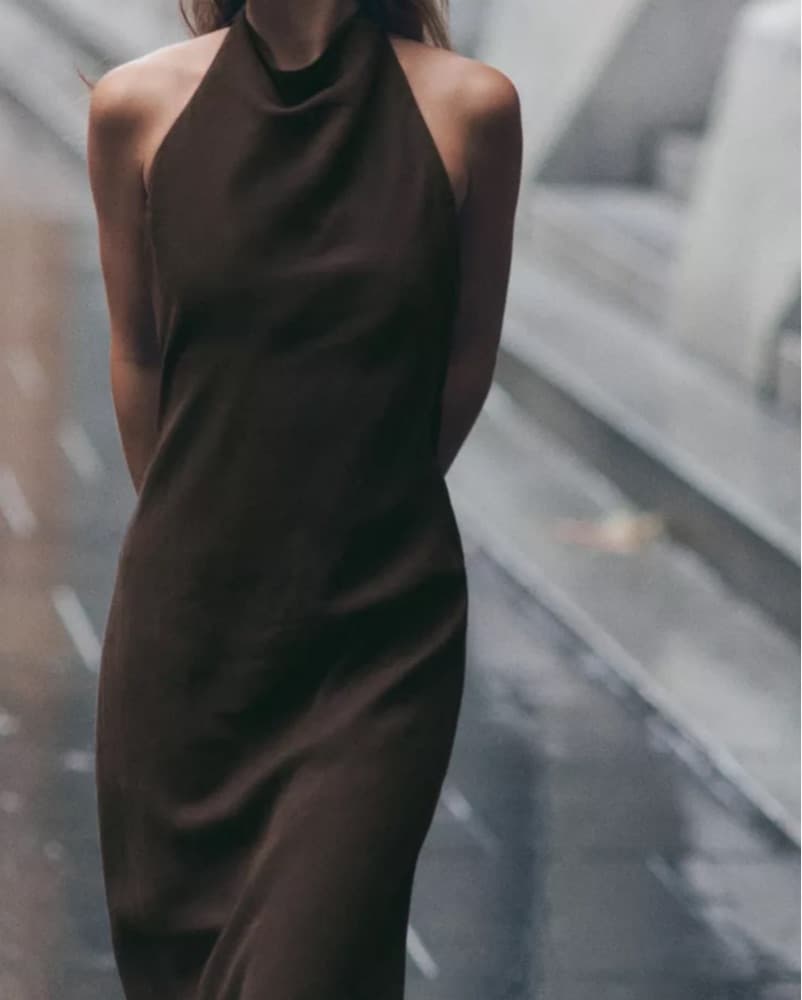 Zara Low Back Halter Dress  - Image 5