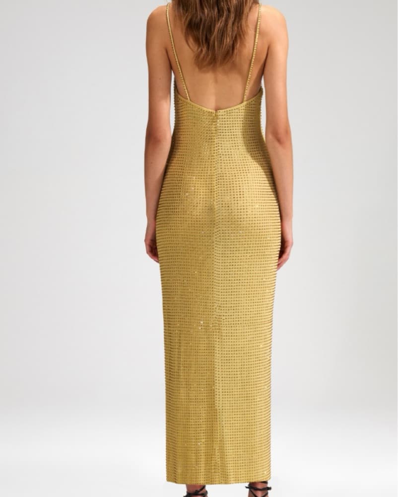 Gold Rinestone Gown - Image 5