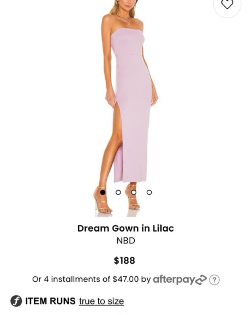 NBD Dream Gown In Liliac - Image 1