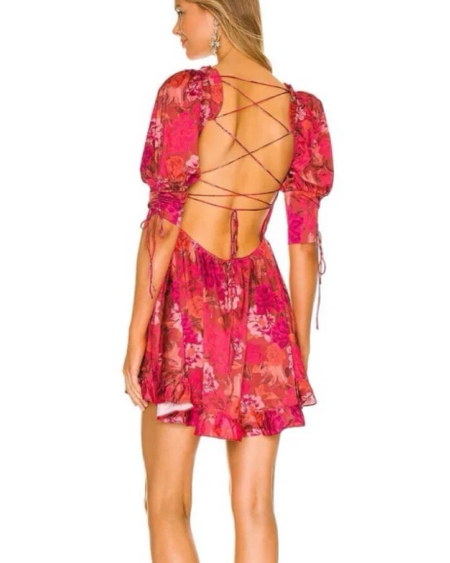 For Love & Lemons Pink Dress - Image 3