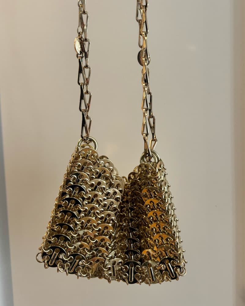 Rabanne Gold 1969 Nano Bag  - Image 3