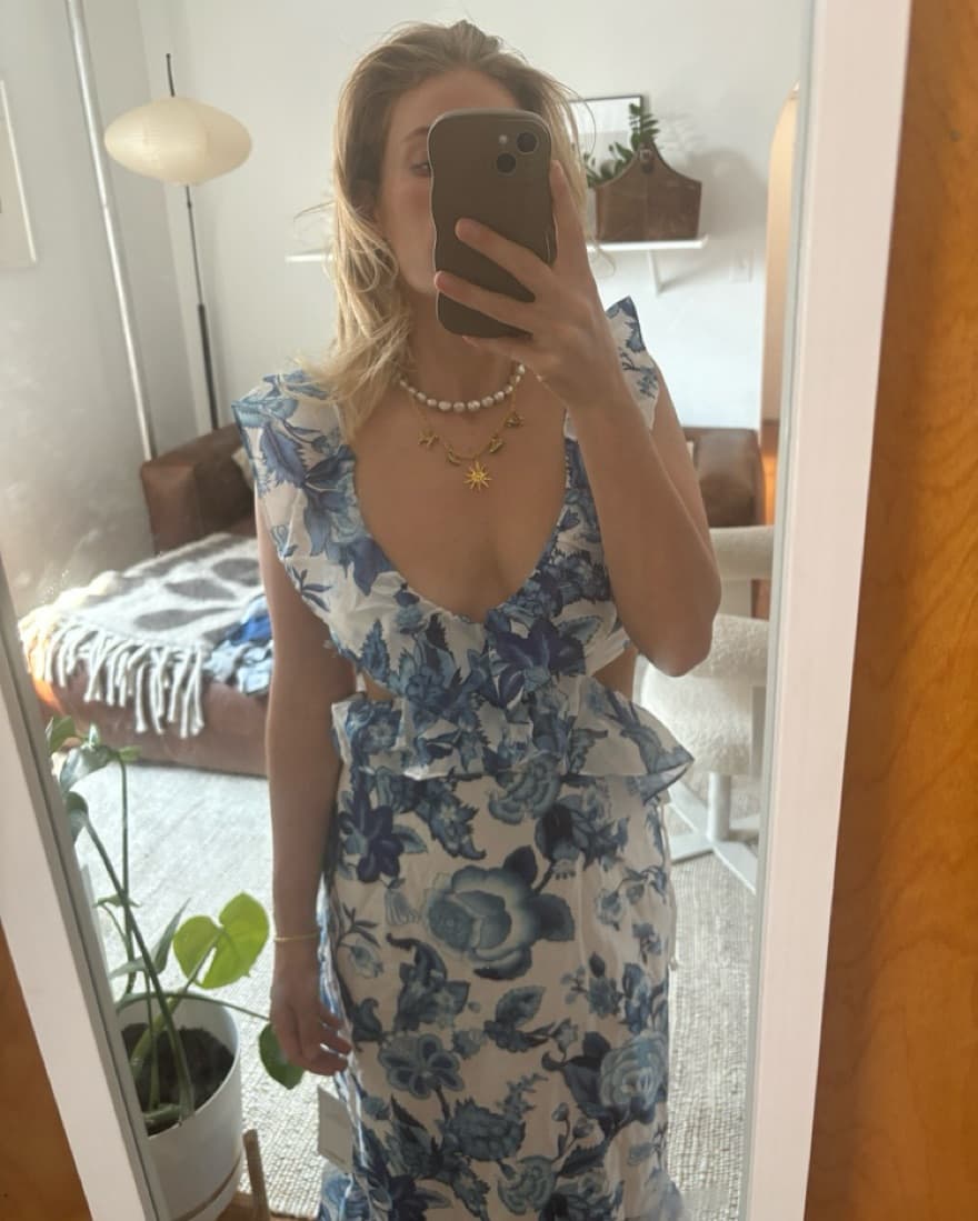 Sir The Label Floral Cutout Dress  - Image 2