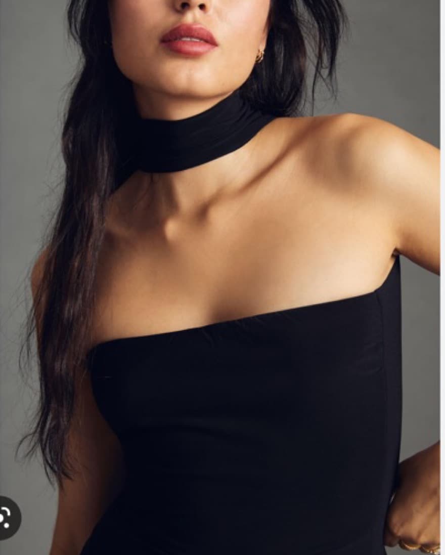 Norma Kamali Strapless Collar Maxi Dress - Image 2