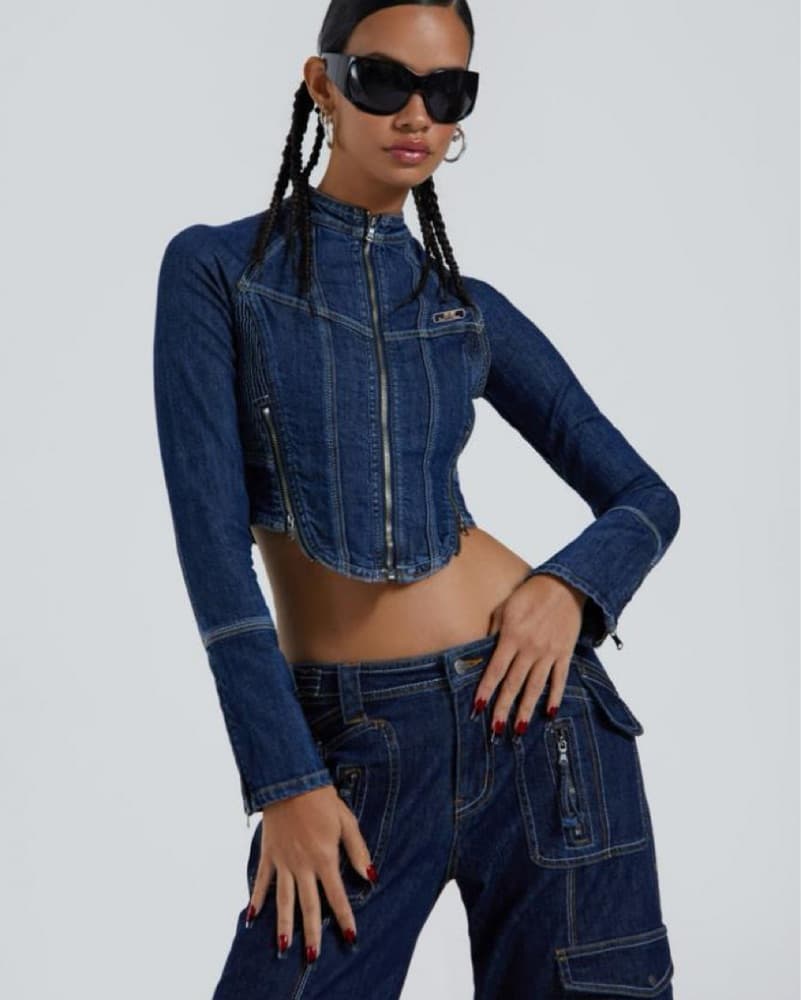 Jaded Lobdon Denim Corset Jacket  - Image 3
