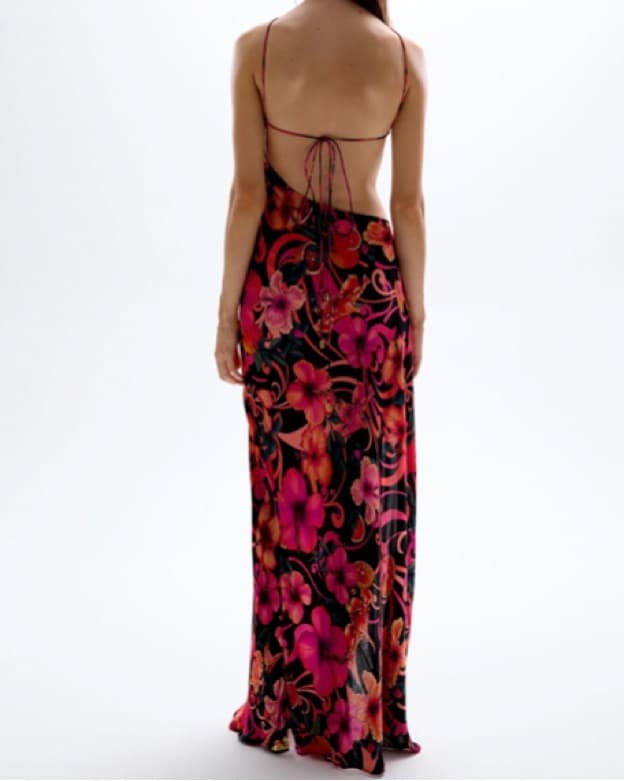 Red Cutout Dress - Image 2