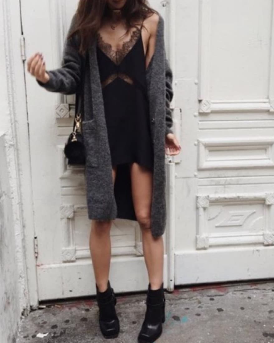 AreYouAmI Black Lace Slip - Image 2