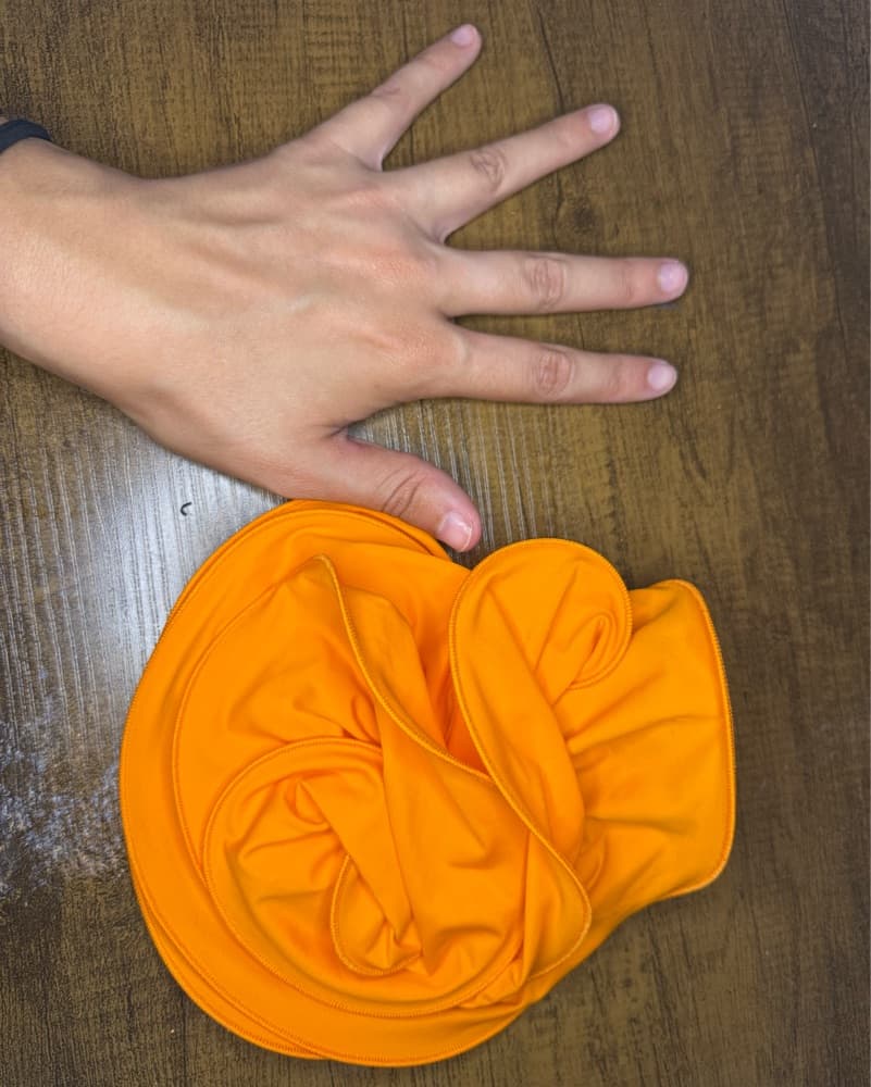 Orange Clip On Flower / Rose - Image 5