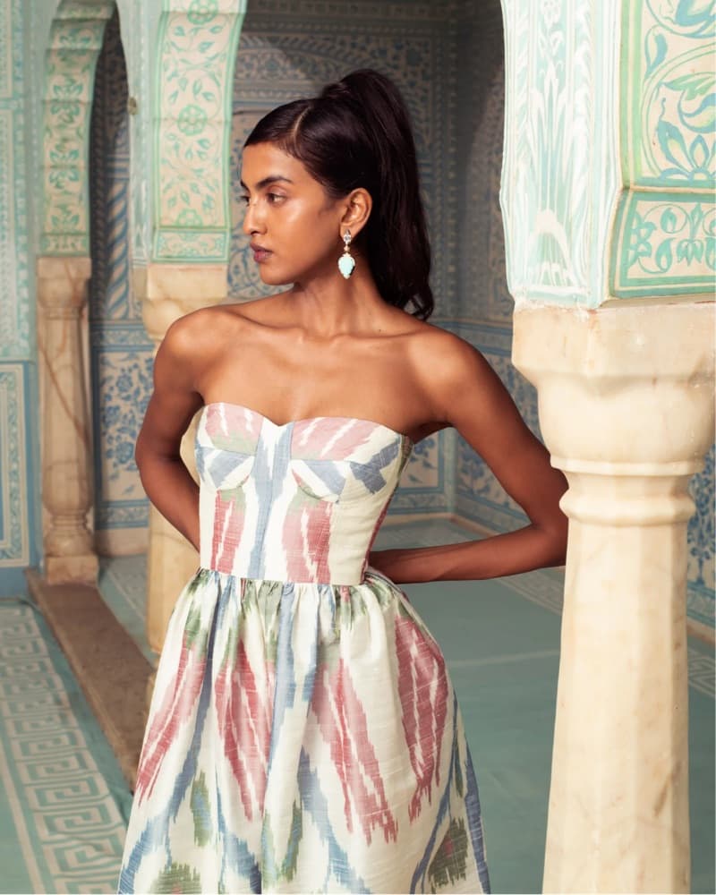 De Castro Straplles Tulip Dress - Image 2