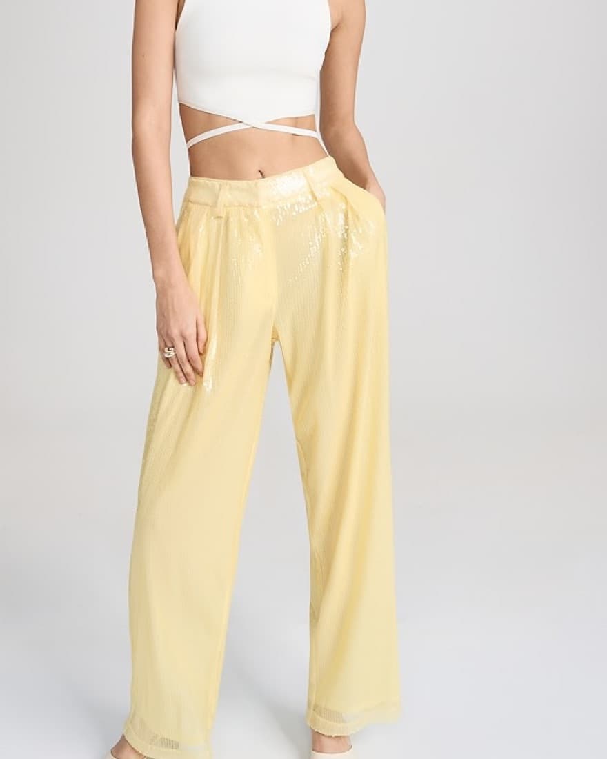 Staud Luisa Sequin Pants - Image 5