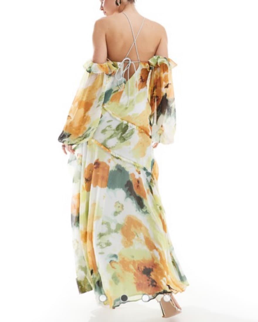 Vibrant Multicolor Maxi Dress - Image 2